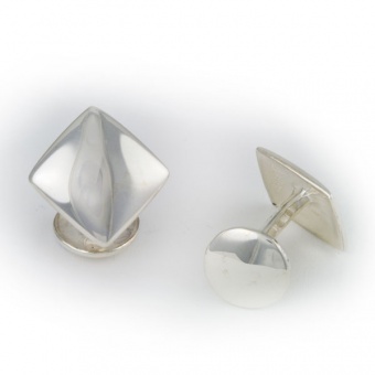 Diagonal Square Cufflinks (medium)