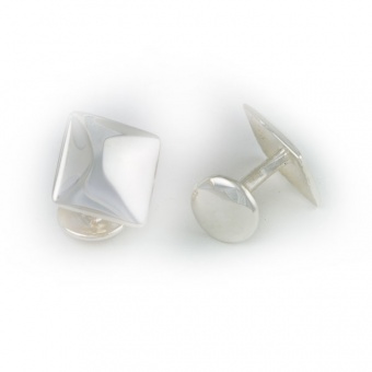 Diagonal Square Cufflinks (large)