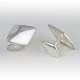 Wide Diamond Cufflinks